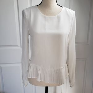 NWT white blouse size S